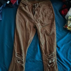 Ripped Bellbottom jeans